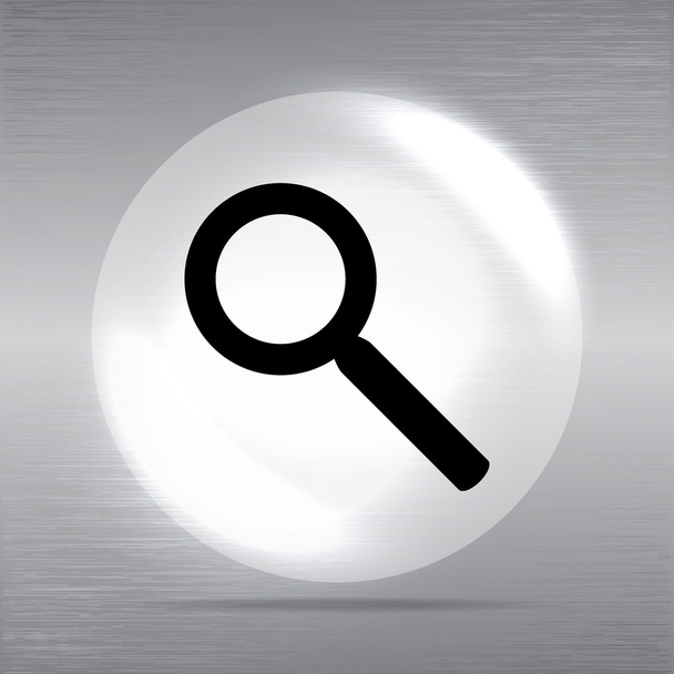 Vector search icon background. - Vecteur, image