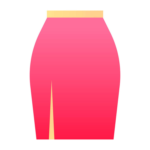 clothes shopping skirt icon in Smooth style - Vector, Image