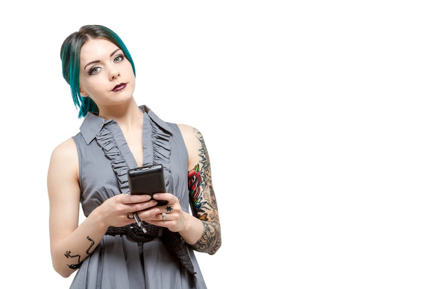 Young professional female with tattoos - Photo, image