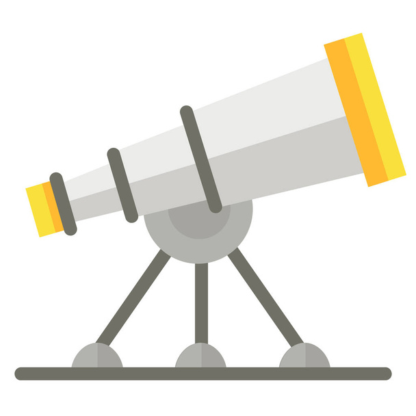 astronomy discover research icon in Flat style - Vector, Image