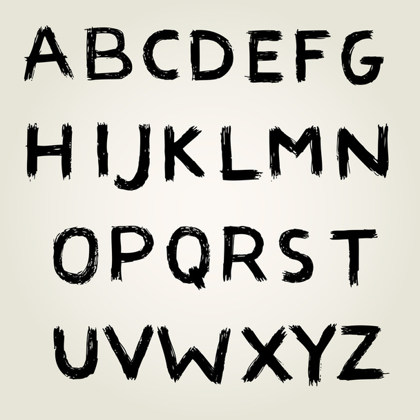 Sketch Font Type - Vektor, Bild