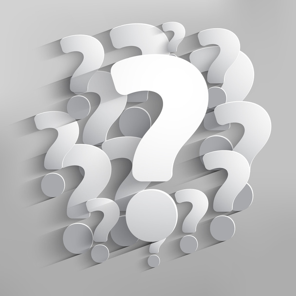 Question mark web icon background - Vector, Image