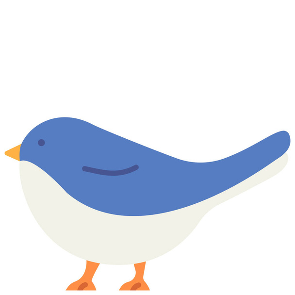 animal bird domestic icon in Flat style - Vecteur, image