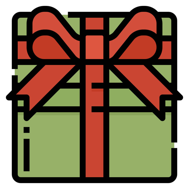 Geschenk-Box-Symbol - Vektor, Bild