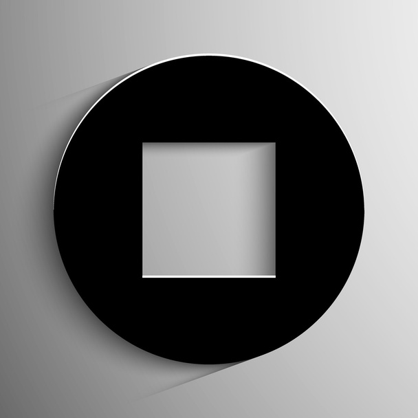 Vector stop icon - Вектор, зображення