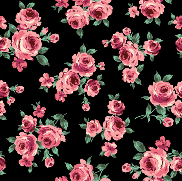 Pattern of the rose - Vector, Image