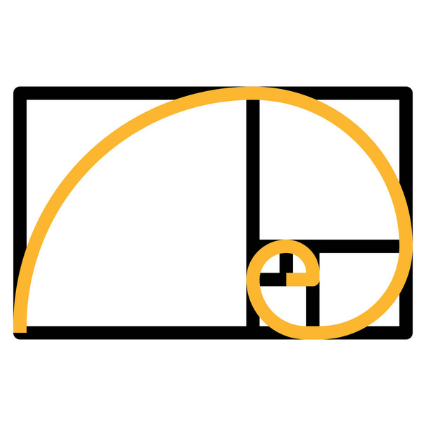 composition icône de photographie dorée dans le style contour rempli - Vecteur, image