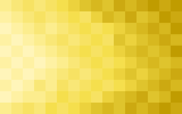 Abstract background mosaic pattern. Golden yellow gradient square shape From dark to bright. Texture design for fabric, tile, cover, poster, textile, flyer, banner, wall. Vector illustration. - Vector, Image