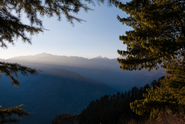 Východ slunce nad himálajskými horami - Fotografie, Obrázek