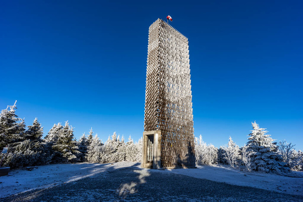 Uitkijktoren, Velka Destna, Orlicke Mountains, Oost-Bohemen, Tsjechië - Foto, afbeelding