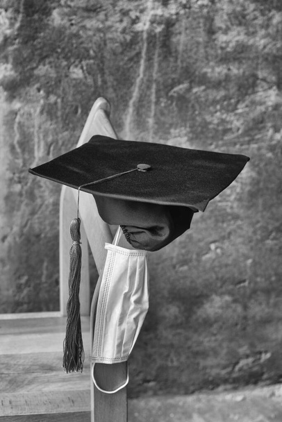Composición monocromática del día de la graduación  - Foto, Imagen