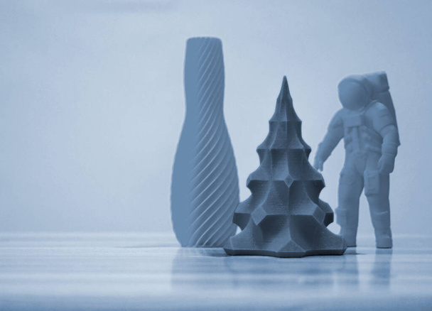 Modèle imprimé sur imprimante 3D. Technologie additive moderne progressive - Photo, image