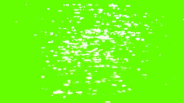 水の反射-緑の画面上のプールの原因｜4K. - 映像、動画