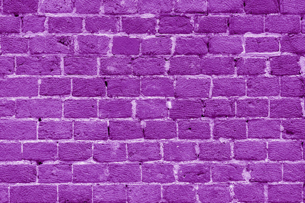 Muro di mattoni viola. Interno di un loft moderno. Sfondo per la progettazione - Foto, immagini
