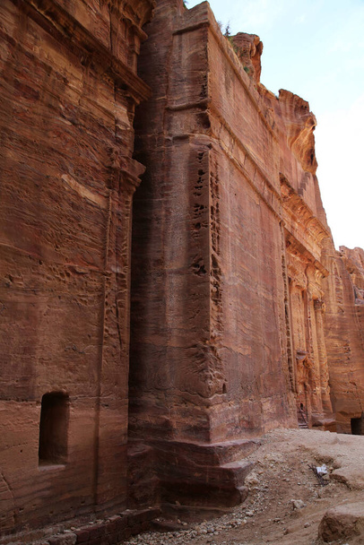 Temple in the archaeological site of Petra - Photo, Image