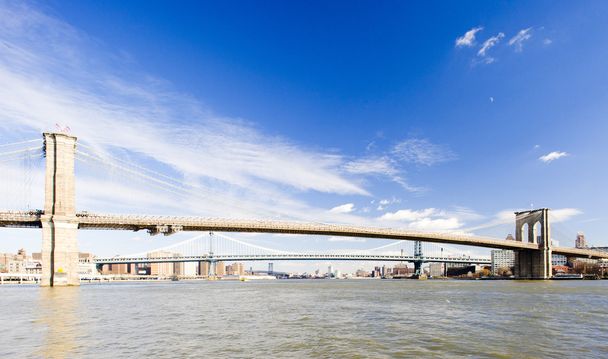 Most Brookliński, Manhattan, Nowy Jork, USA - Zdjęcie, obraz