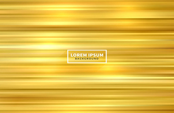 premium golden background with motion lines design - Vector, Image