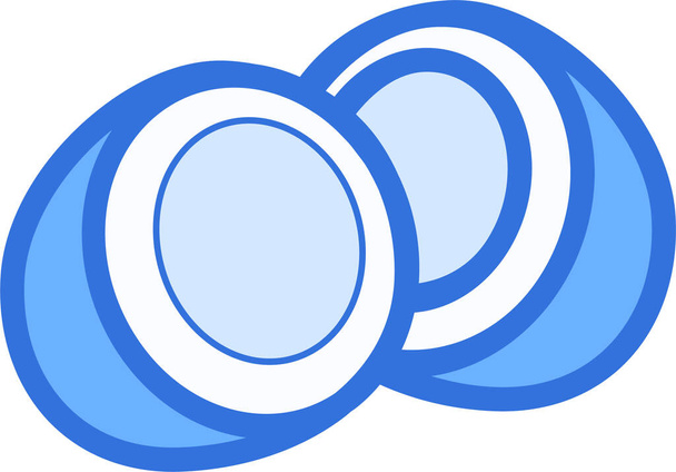 blue and white vector illustration of a ring - Vettoriali, immagini
