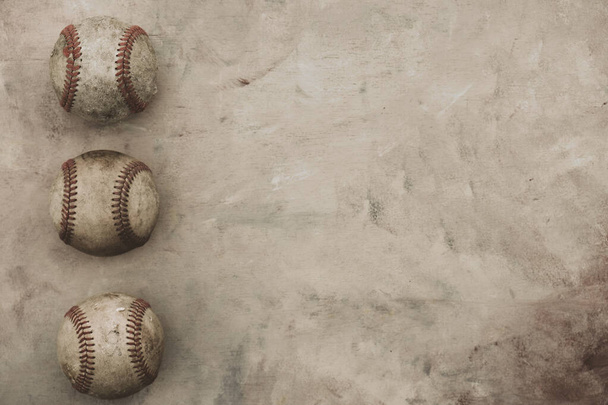 Baseball kulki zbliżenie obrazu - Zdjęcie, obraz