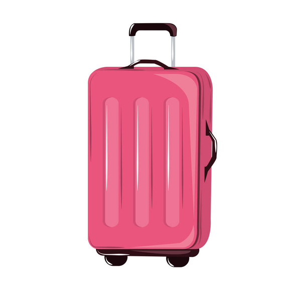 suitcase travel accessory - Vektör, Görsel