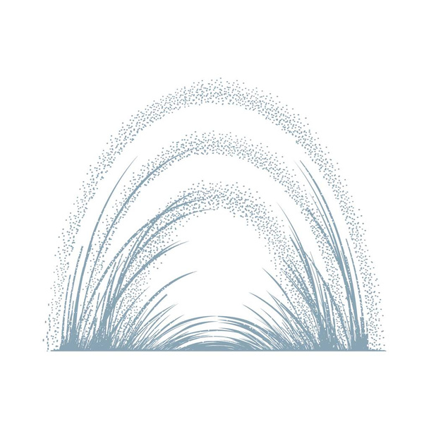 радуга или арка в простом стиле - Вектор,изображение