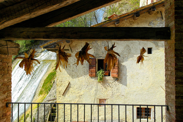 Grenier d'un moulin à eau, Refontolo - Trévise, Italie - Photo, image