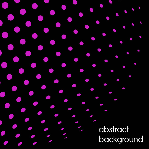 Purple blurred vector background with halftone effect. Smooth pink and violet gradient - Διάνυσμα, εικόνα