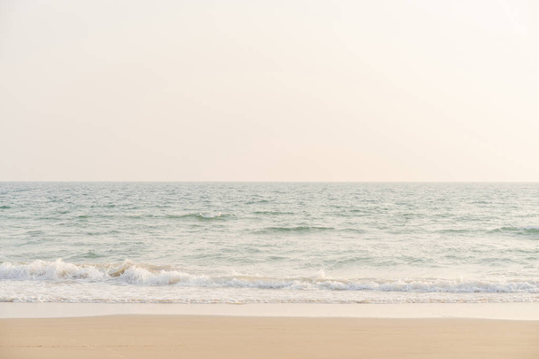Sea and sand on tropical beach for vacation background. - Φωτογραφία, εικόνα