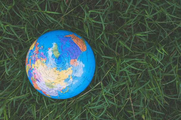World Environment Day .Love the world .Hand holding a globe - Valokuva, kuva