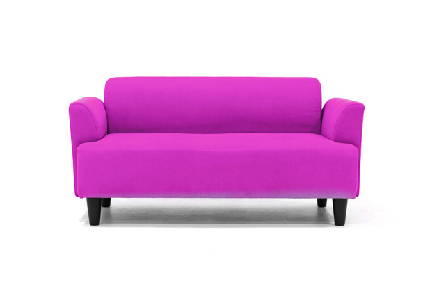 Scandinavian sofa white background modern design. - Photo, Image