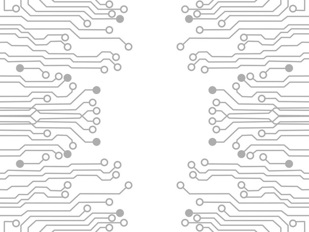 technology Circuit board background texture. vector illustration - Vector, Image