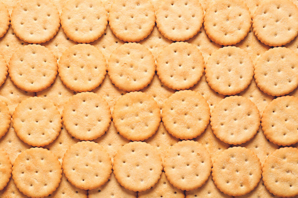 Texture of tasty crackers as background - Photo, Image