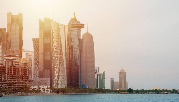 Imagen de fondo de Doha. Paisaje - Foto, imagen
