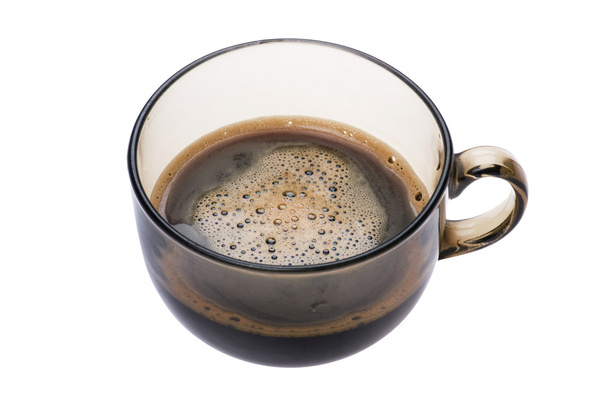 Big cup coffee macro - Photo, Image