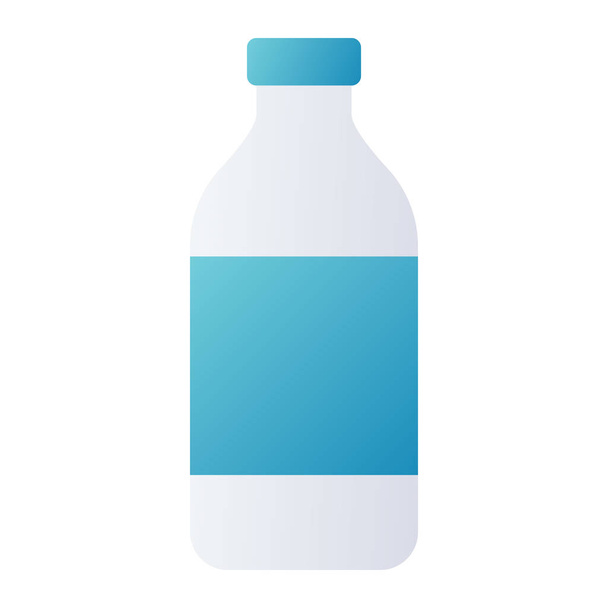 water fles mineraal enkele geïsoleerde pictogram met gladde stijl vector illustratie - Vector, afbeelding