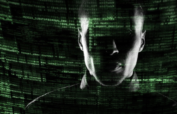 bir hacker silüeti - Fotoğraf, Görsel