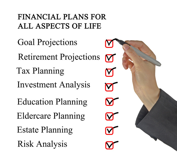 Checklist for financial plans - Photo, Image