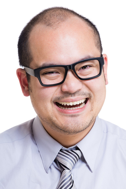 Asia business man glimlach - Foto, afbeelding