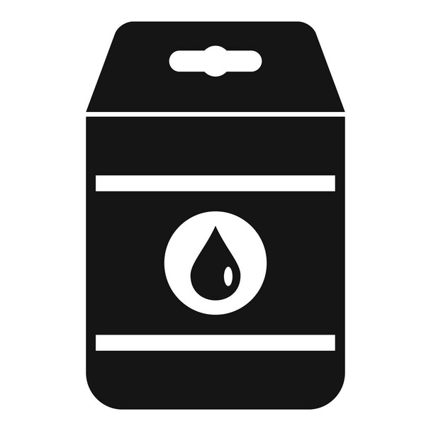 Detergent pack icon, simple style - Вектор, зображення
