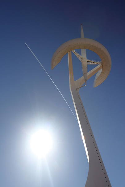 Věž komunikace v olympijském stadionu barcelona - Fotografie, Obrázek