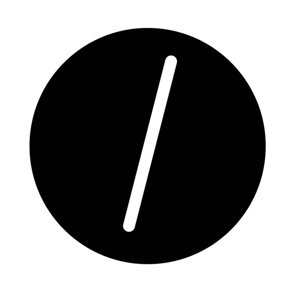 punctuation mark icon on white background. flat style. finger click icon. punctuation mark sign. - Vector, Image