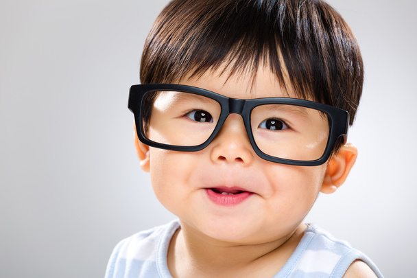 Baby with glasses - Φωτογραφία, εικόνα