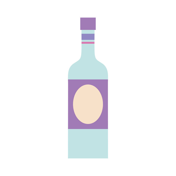 ikona lahvičky vodky - Vektor, obrázek