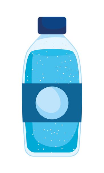 ikona butelki wody - Wektor, obraz