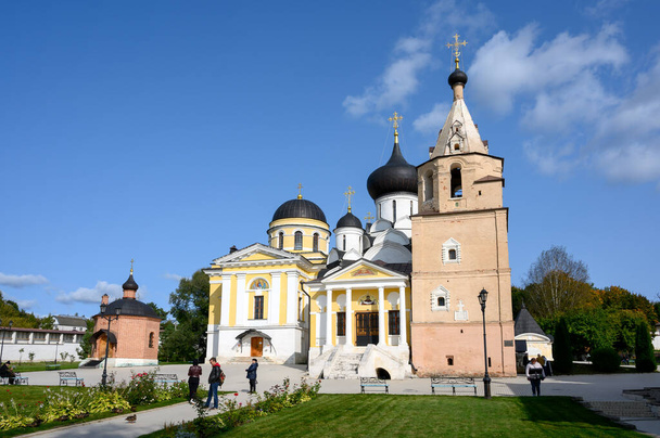 On the territory of the Staritsky Holy Dormition Monastery, Staritsa, Tver region, Russian Federation, September 20, 2020 - Foto, Bild