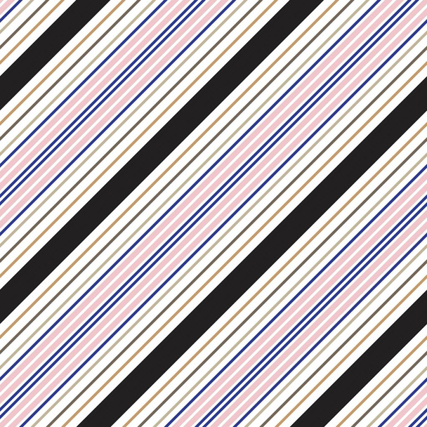 Couleur diagonale rayé fond de motif sans couture adapté pour les textiles de mode, graphiques - Vecteur, image