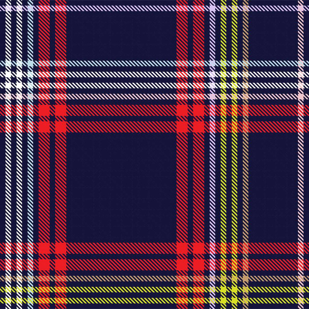 Rainbow Plaed, checked, tartan seamless paterial appeared for fashion textiles and graphics - Вектор, зображення