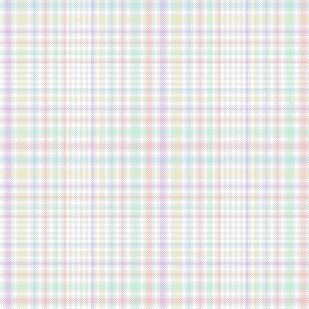 Rainbow Pastel Plaid motif sans couture pour les textiles de mode et les graphiques - Vecteur, image