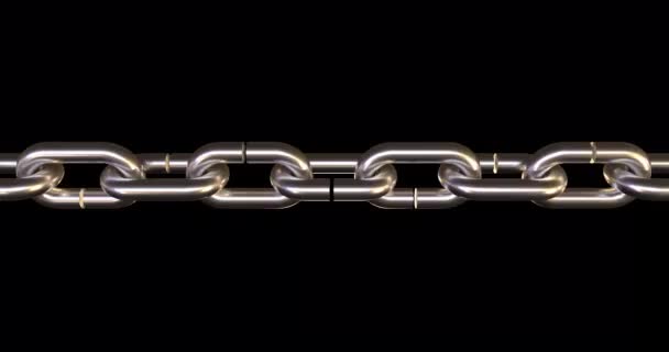 Chain Breaking. 3d Render. - Footage, Video