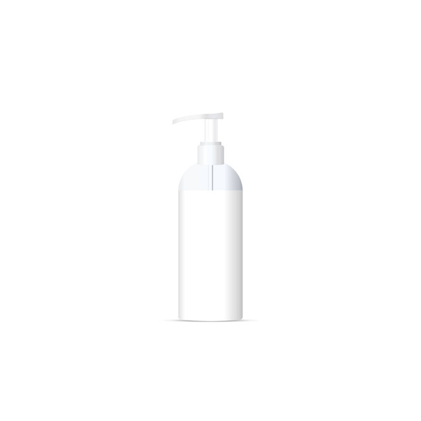 Cosmetic Bottle of Cream, Shampoo, Gel, Body Lotion - Вектор,изображение